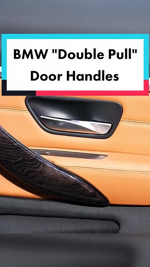 The Safety Design of BMW Double Pull Door Handles Explained