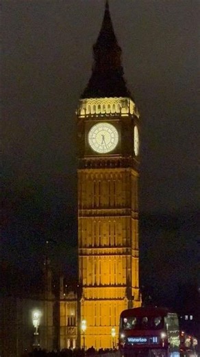 Big Ben, London UK at night 🌙