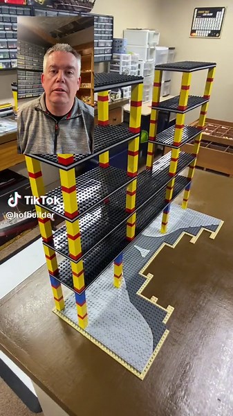 Building an Exterior Staircase with LEGO Bricks