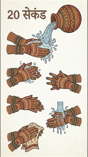 Hand Washing Technique in Gond Language| हाथ धोने का सही तरीका | कयक नोराना (Gondi)