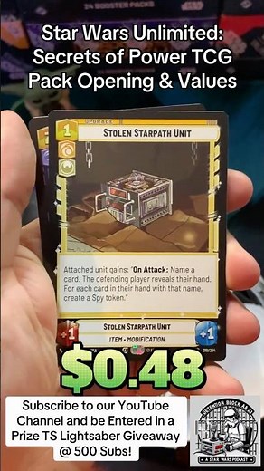 STAR WARS: Unlimited TCG - Secrets of Power - Individual Pack Opening - Pack 04/06 - 07.20.26