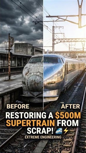 🤯 Restoring a $500M SUPERTRAIN from Scrap! 🚄⚡ (Extreme Engineering)