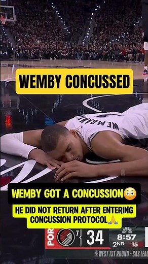 Spurs LOSE after Wemby concussion😳