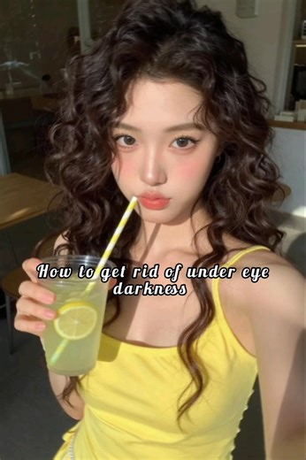 How to get rid of under eye darkness🍋#shorts #ytshorts #youtubeshorts #fyp #viral #skincare