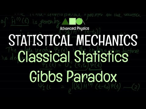 Statistical Mechanics - Classical Statistics : Gibbs Paradox