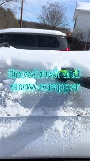 Best Snowbrush and snow scraper and squeegee#snow #car #diy