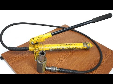 Enerpac P-39 Single Speed High Pressure Steel Hand Pump W/ Cylinder