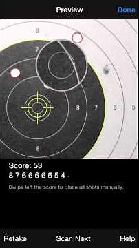 Scoring 10m Air Pistol targets