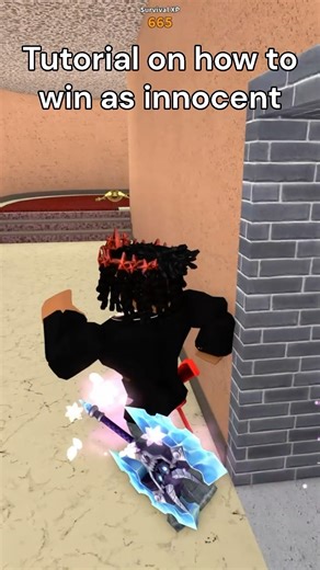 MM2 innocent tutorial #roblox #mm2 #tutorial #funny #skit