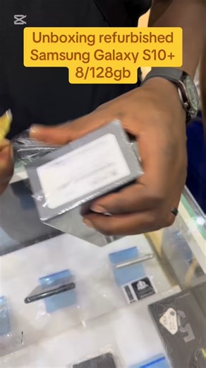 Unboxing refurbished Samsung Galaxy S10 8/128gb @27,000 1piece remaining still on black Friday offers🔥 📍Nairobi CBD, Moi Avenue, Sawa Mall, shop c19 ☎️0714744184 #samsung #blackfriday #orifondeals | Orifon