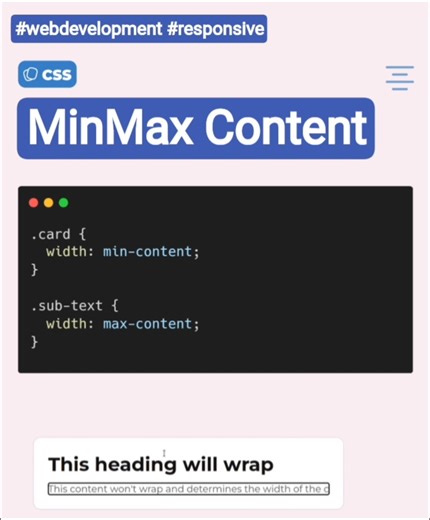 🌪 MinMax #css #javascript #html #coding #animation #tips #tricks #how #webdevelopment #ai #animation