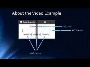 04 Java AWT Buttons and ActionEvent