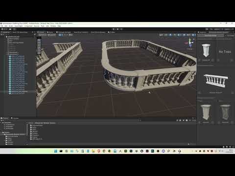 Balustrade Modular System - Build Walkthrough Tutorial (Unity Asset)