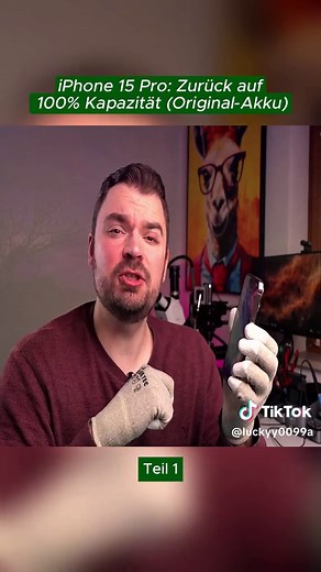 iPhone 15 Pro: Kapazität auf 100% zurücksetzen