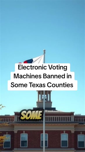 Electronic Voting Machines are Banned in Some Texas Counties Texas Texas History Texas Politics Texas destinations Texas Oil History Alamo real story Texas independence History Tejano Contributions Texas Hidden Texas History Texas current events Texas facts Texas Culture Texas Law #texas #texasfacts #texasculture #lonestarstate #voting