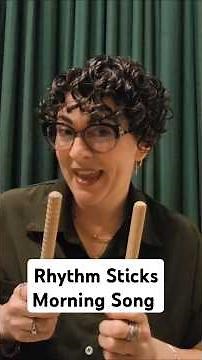 Rhythm Sticks song for kids! Great for #circletime #preschoolmusic #preschoolmusicclass #musicclass