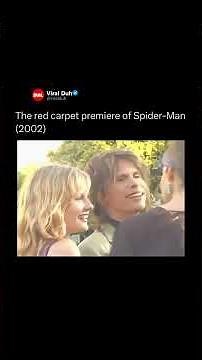 The red carpet premiere of Spider-Man (2002)