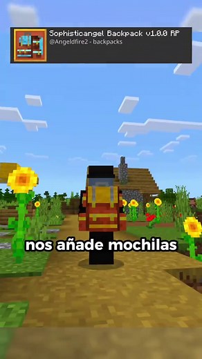 PARTE 16 | addons para minecraft bedrock pt16 ADDON DE MOCHILAS PARA MINECRAFT BEDROCK Te presento Sophisticangel Backpack, un addon que nos añade mochilas a Minecraft Bedrock, cada una con más capacidad. También podremos añadir varias mejoras a la mochila, como un horno integrado, iluminación dinámica y la capacidad de minar más rápido. Además, nos añade varios aspectos para personalizar tu mochila como más te guste. Descárgalo en MCPEDL #Minecraft #bedrock #bedrockedition #minecraftpe #addon #