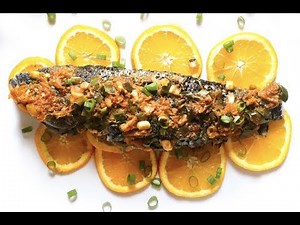 RECIPE: Whole Black Sea Bass with Orange and Ginger