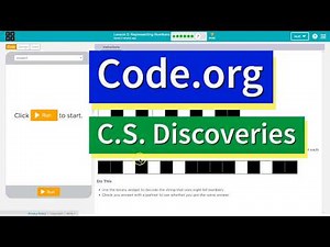 Representing Numbers Lesson 5.7 - CS Discoveries Tutorial with Answers