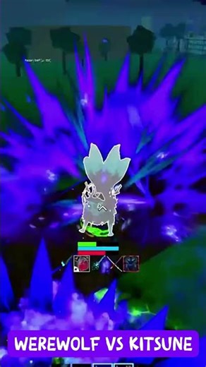 Ultimate Showdown: Werewolf vs Kitsune in Blox Fruits – Who Rules the Night?#roblox #bloxfurit #edit