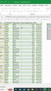 How to Use XLOOKUP in Excel