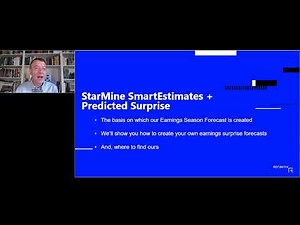 Webinar Predicting Earnings Surprises with Refinitiv Workspace®