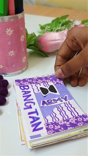 BTS theme Journal 💜#bts #fyp #newjournal