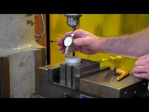 Dialing in a round part in a Milling Machine