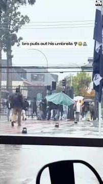 rain makes everything better 🌧️💦🤣#rain#funny#love#fail#usa