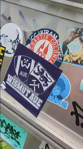 Wismut Aue Sticker in Tokio 💜⚒️ | Erzgebirge Aue international