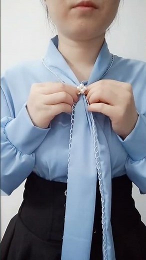 How to Tie a Shirt Ribbon | Easy DIY Fashion Tips