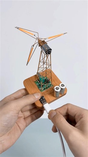 Mini Wind Turbine Generator ⚡ DIY Powerful Electricity Project | Amazing Science Experiment #science
