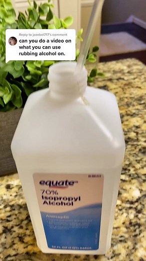 Cleaning and Disinfecting with Rubbing Alcohol