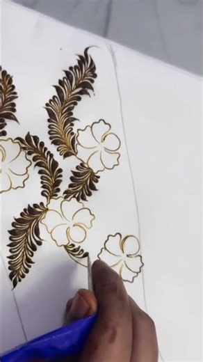 hibiscus 🌺 tutorial #begginers #hennatatto #trending #viral #hennatatto