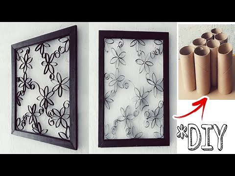 Decorative box with rolls or tubes of toilet paper || DIY || Decorate and recycle || CRAFTS