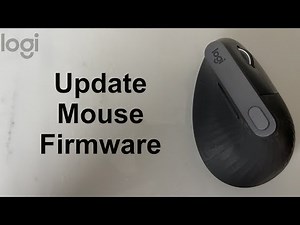 Logitech MX Vertical Update Mouse Firmware - DIY EASY