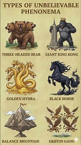 6 Unbelievable Mythical Creatures & Phenomena#MythicalCreatures#FantasyMonsters#UnbelievableFacts