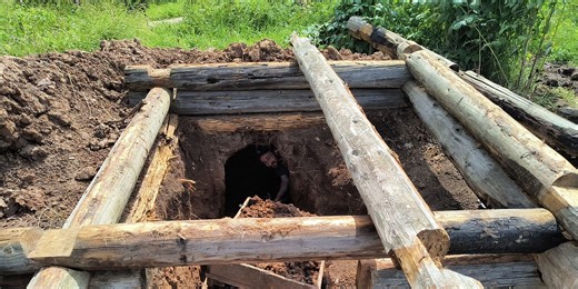 I'm digging a top secret village tunnel