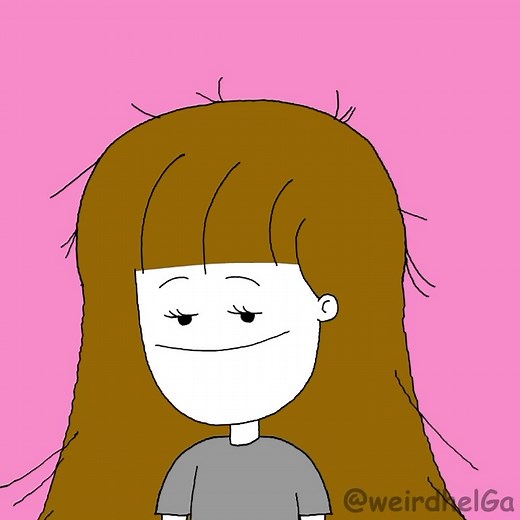 How to Upcycle Your Hair by Splitting Split Ends | Hair Animation