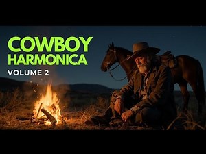 Cowboy Harmonica Campfire Music (Vol. 2) | Soothing Cowboy Melodies for Calm & Focus