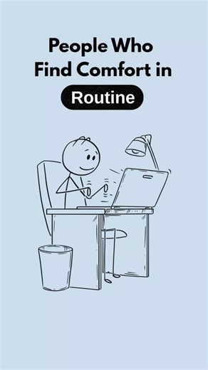 Psychology of People who find comfort in Routine #psychology #routine #selfunderstanding
