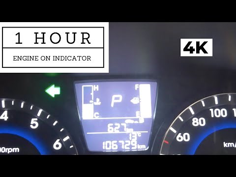 Relaxing engine on indicator sound 1 hour background white noise ambience study sleep no talking