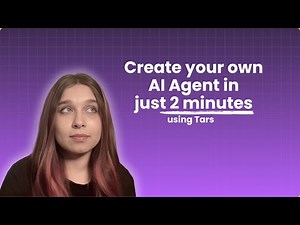 Build Your OWN AI Agent in RECORD TIME with Tars