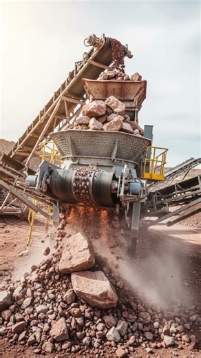 "Rock Crushing Process That Feels Too Powerful"