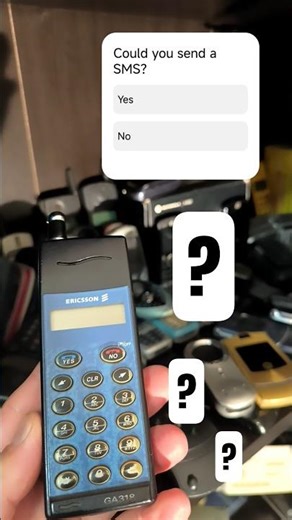 Could you send a SMS ? Review Ericsson GA 318 Retro Mobile phone