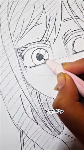 Anime eyes tutorial #easydrawing #easy #eyes #sketch #animeart #anime #ytshorts #shortsfeed #pencil