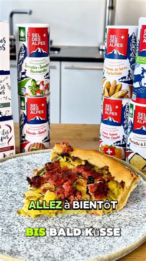 Swiss papet tart with Sel des Alpes — creamy, crispy and full of Swiss alpine flavour 🇨🇭✨