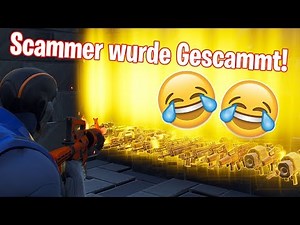 SCAMMER WURDE GESCAMMT!!! HEFTIGE REAKTION... | Fortnite