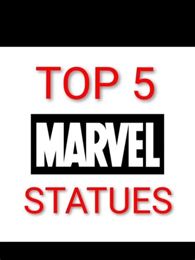 My TOP 5 Marvel Statues. #marvel